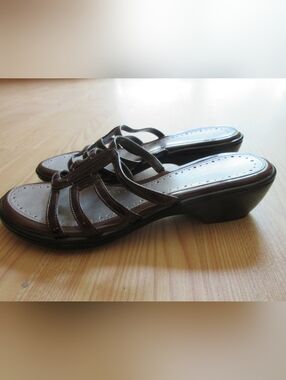 ROCKPORT Slip On Brown Sandals Women's 8.5M
